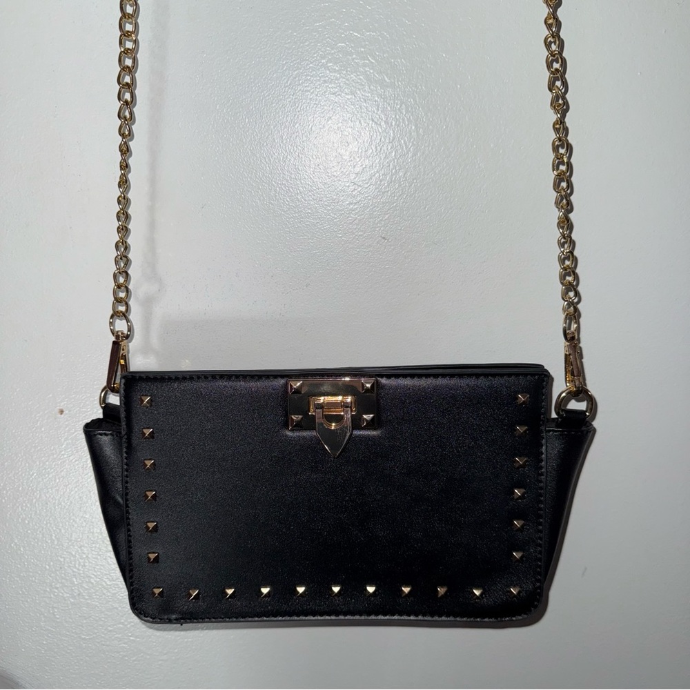HANNAH GRACE BLACK CROSSBODY